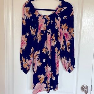 cute puffy sleeves Billabong dress